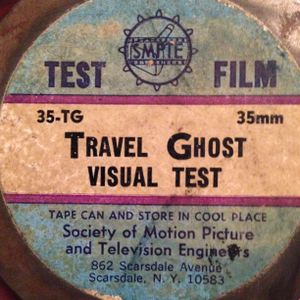 Can of SMPTE Travel Ghost test film