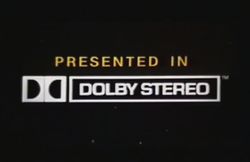 Dolby Stereo logo.