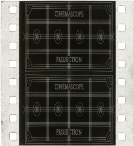 CinemaScope test film used for anamorphic adjustment.